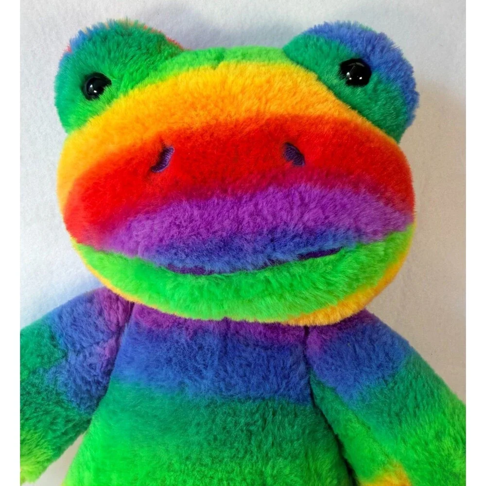Build-A-Bear Rainbow Pride Frog~Retired 16